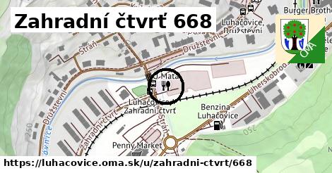 Zahradní čtvrť 668, Luhačovice