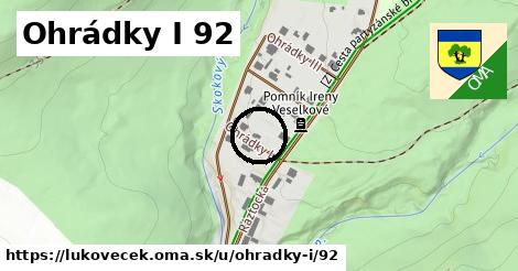 Ohrádky I 92, Lukoveček