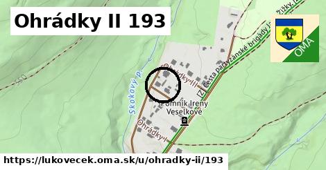 Ohrádky II 193, Lukoveček