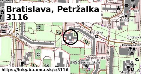 Bratislava, Petržalka <span class="supisne">3116</span>