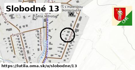 Slobodné 13, Lutila