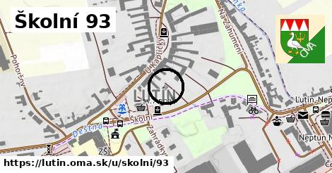 Školní 93, Lutín