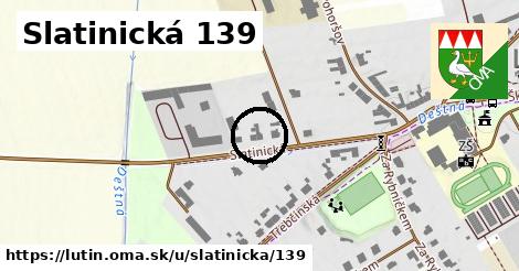 Slatinická 139, Lutín