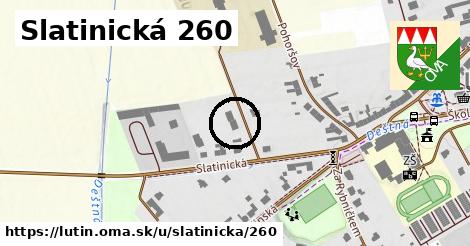 Slatinická 260, Lutín
