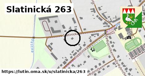 Slatinická 263, Lutín