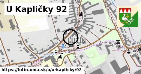 U Kapličky 92, Lutín