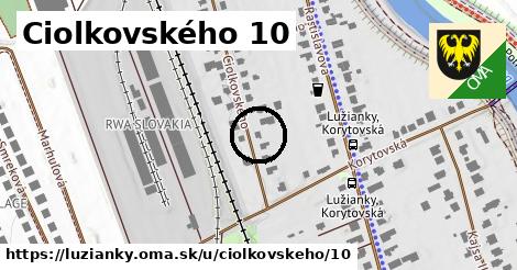 Ciolkovského 10, Lužianky