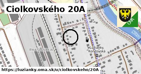 Ciolkovského 20A, Lužianky