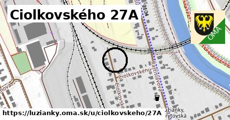 Ciolkovského 27A, Lužianky