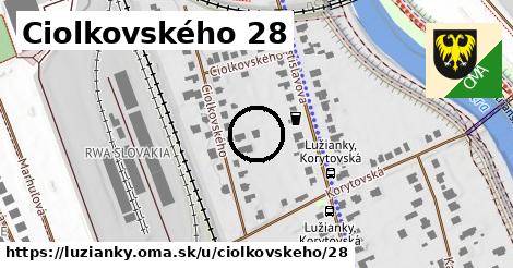 Ciolkovského 28, Lužianky