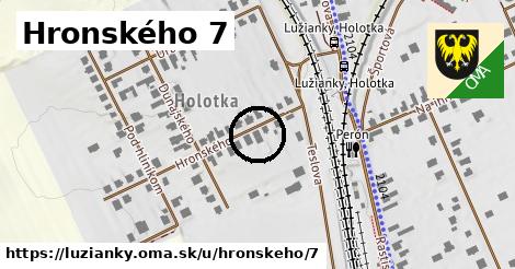 Hronského 7, Lužianky