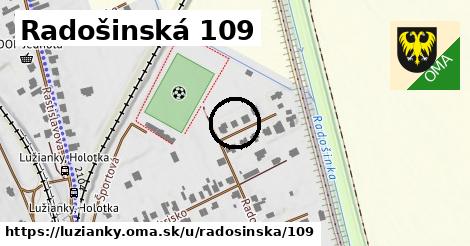 Radošinská 109, Lužianky