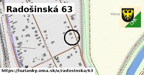 Radošinská 63, Lužianky