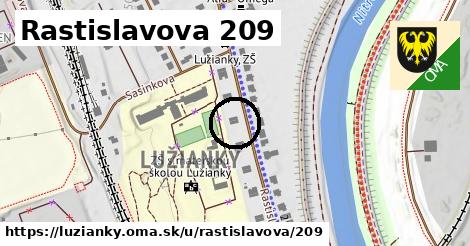 Rastislavova 209, Lužianky