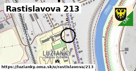 Rastislavova 213, Lužianky