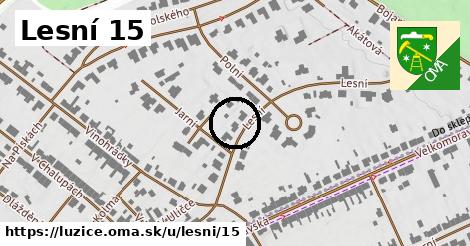 Lesní 15, Lužice