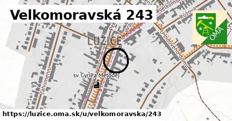 Velkomoravská 243, Lužice