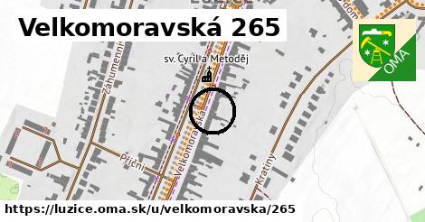Velkomoravská 265, Lužice