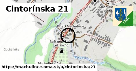 Cintorínska 21, Machulince