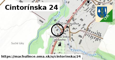 Cintorínska 24, Machulince