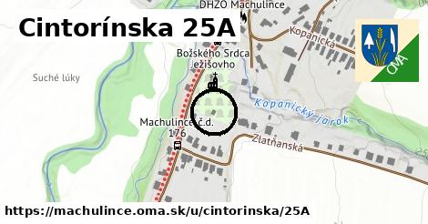 Cintorínska 25A, Machulince