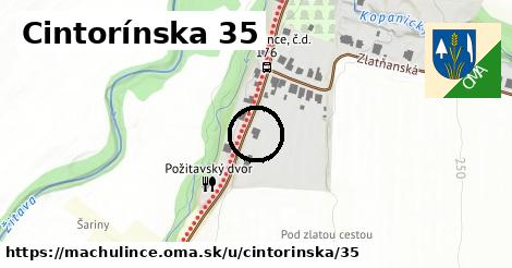 Cintorínska 35, Machulince