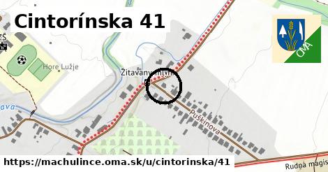 Cintorínska 41, Machulince