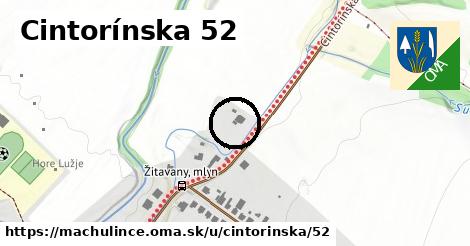 Cintorínska 52, Machulince