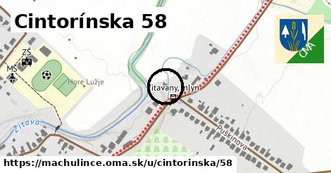 Cintorínska 58, Machulince