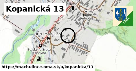 Kopanická 13, Machulince