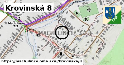 Krovinská 8, Machulince