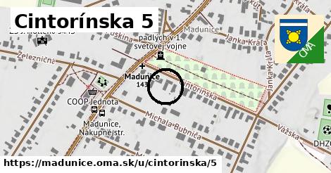 Cintorínska 5, Madunice
