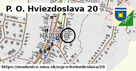 P. O. Hviezdoslava 20, Madunice