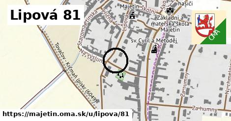 Lipová 81, Majetín
