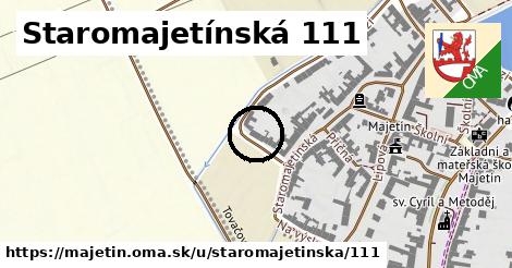 Staromajetínská 111, Majetín