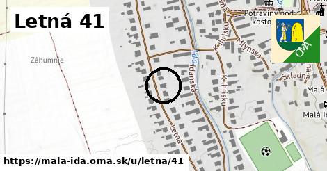 Letná 41, Malá Ida