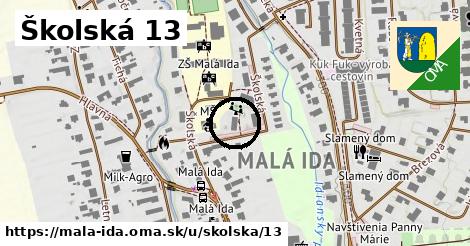 Školská 13, Malá Ida