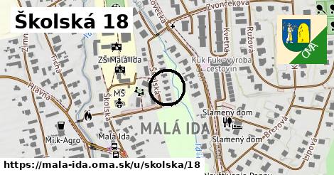 Školská 18, Malá Ida