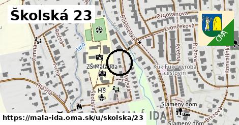 Školská 23, Malá Ida