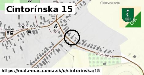 Cintorínska 15, Malá Mača