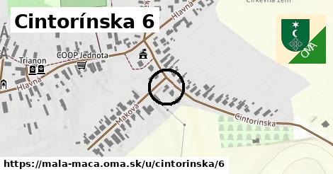 Cintorínska 6, Malá Mača