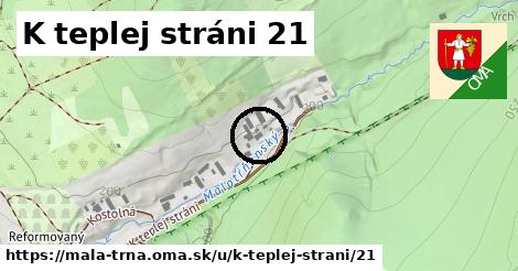 K teplej stráni 21, Malá Tŕňa