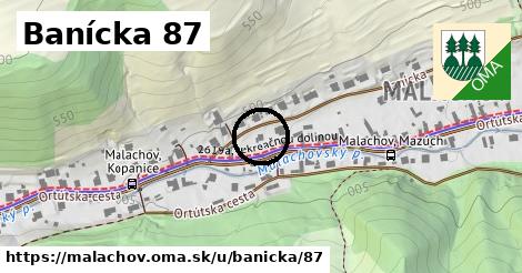 Banícka 87, Malachov