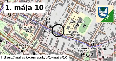 1. mája 10, Malacky