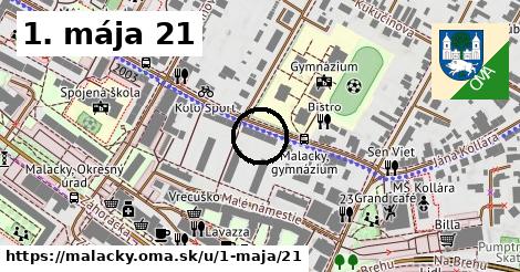 1. mája 21, Malacky