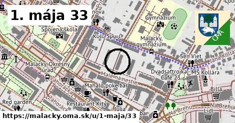 1. mája 33, Malacky