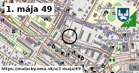 1. mája 49, Malacky