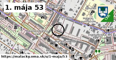 1. mája 53, Malacky