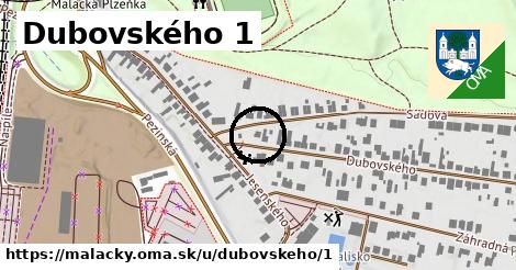 Dubovského 1, Malacky