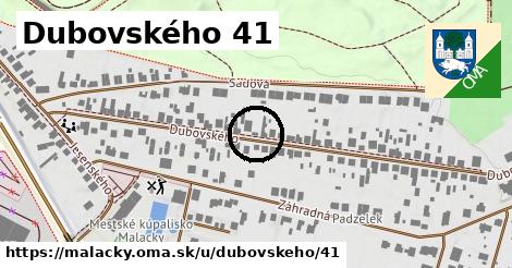 Dubovského 41, Malacky